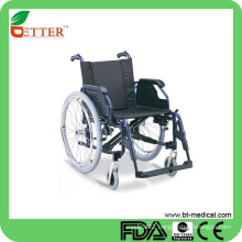 Aluminum manual lightweight handicapped wheelchair